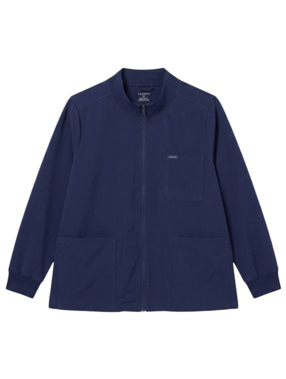 ➕ Jaanuu Scrub Full Zip Navy Blue Jacket | Size 2X